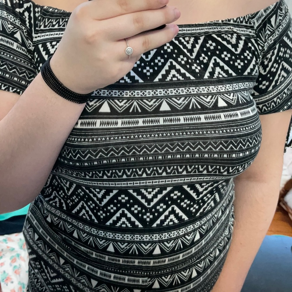 Black and White Romper